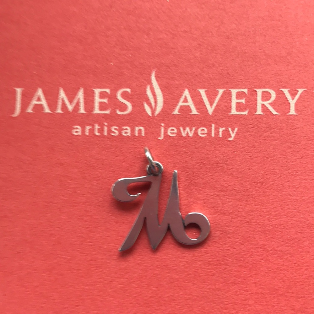 “M” James Avery initial for charm bracelet